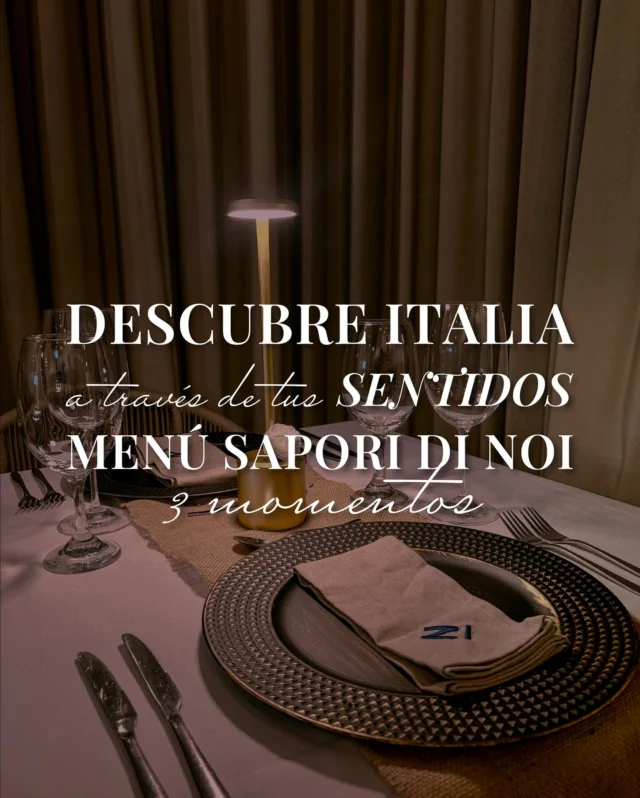 SAPORI DI NOI es una propuesta donde cada elección se convierte en un recorrido por regiones, aromas y texturas de Italia. Una experiencia pensada para quienes disfrutan lo esencial: buena mesa, ambiente especial y el placer de compartir 🍷